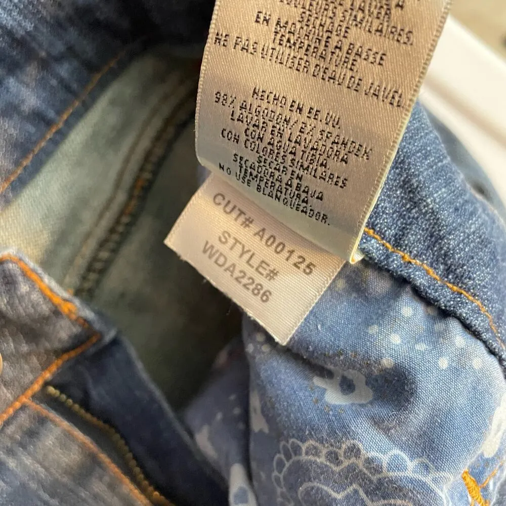 Antik Denim Y2K western Embroidered Bootcut Boot cut Mid Rise jeans womens 29 - Image 14