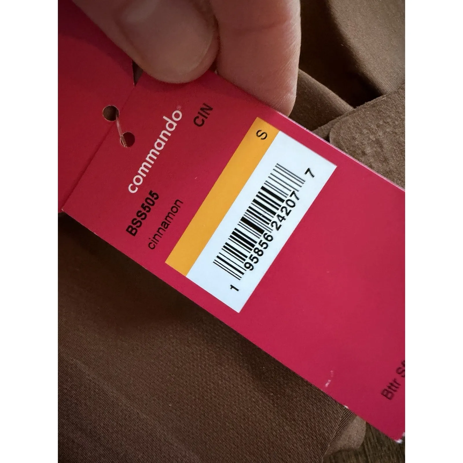 Commando Butter Soft Support Strapless Bralette Cinnamon Sz S NWT - Image 5