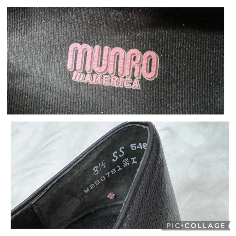 Munro Leann Black Mary Jane Super Slim Pumps 8.5 AAAA narrow - Image 14
