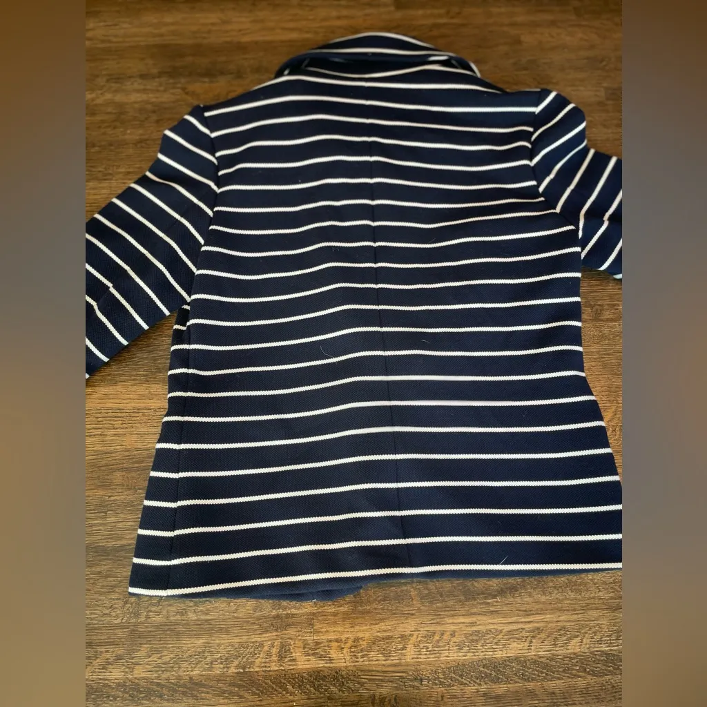 Bagatelle Moto Navy/White Stripe Jacket - size s - Image 4