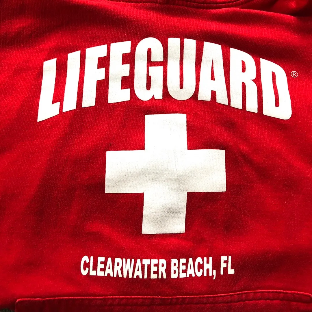 Lifeguard Lifegaurd Red Hoodie - Image 6