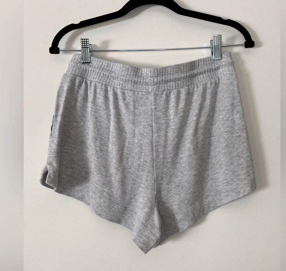 STARS ABOVE Women’s Gray Sweat Shorts Activewear Sleepwear Drawstring Sz S EUC - Image 3