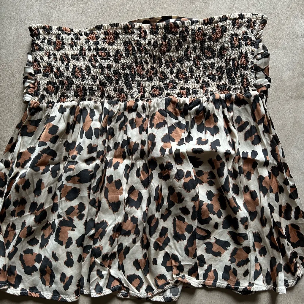 Aerie Ruched Bubble Mini Skirt - Image 3