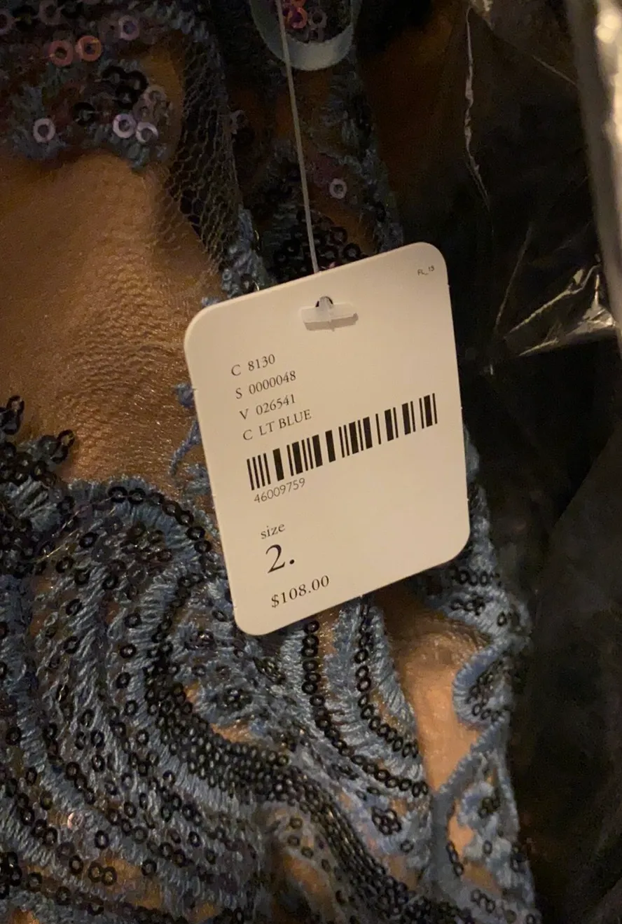 NWT Night Shimmers Sequin Mini Dress - Image 5