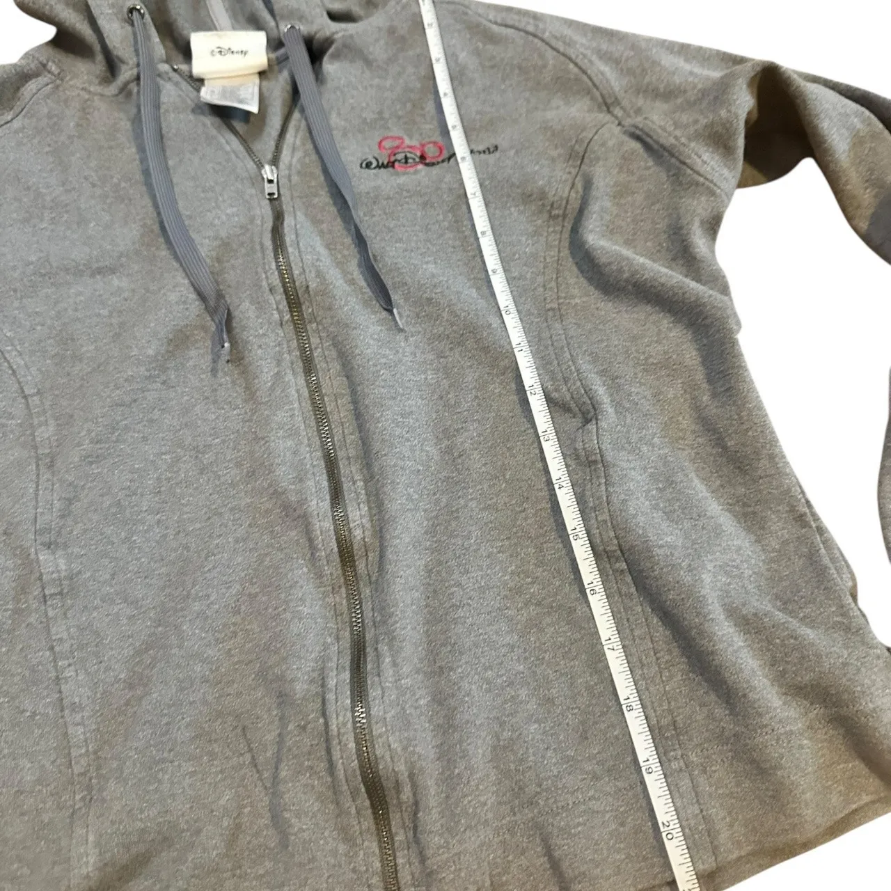 Walt Disney World Grey Active Vintage Hoodie u - Image 4