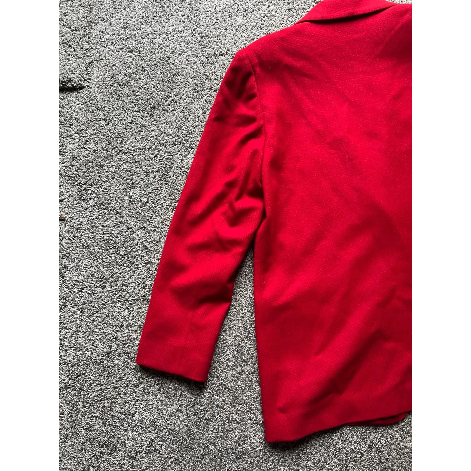 Sag‎ Harbor Red Wool Blazer size 12 - Image 8