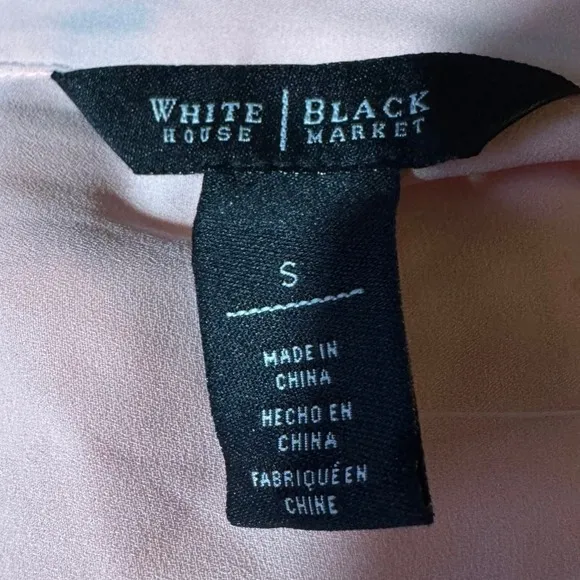 White House‎ Black Market Utility Sleeveless Pink Pearl Tunic Size S NWT - Image 9