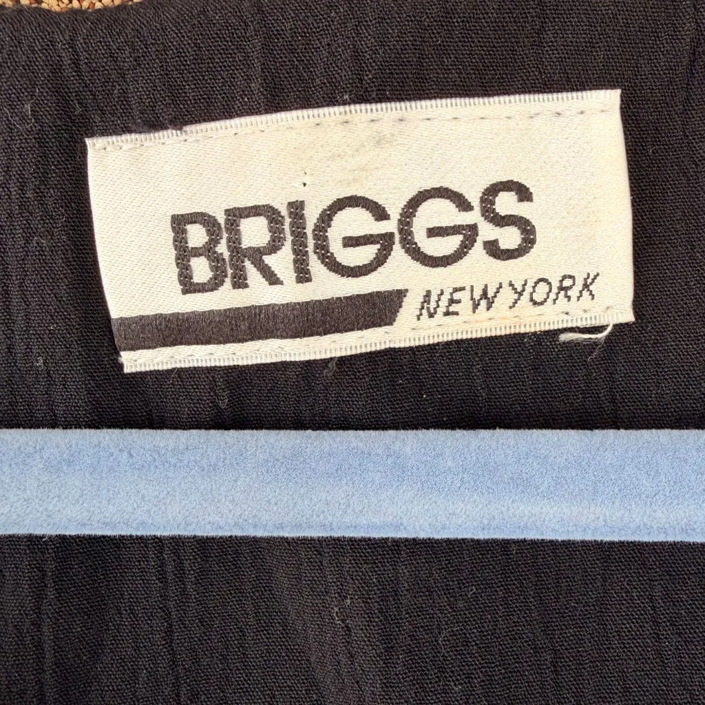 Briggs New York Vintage Black Cropped Blazer Plus Size 22 Short Sleeve 90s - Image 5