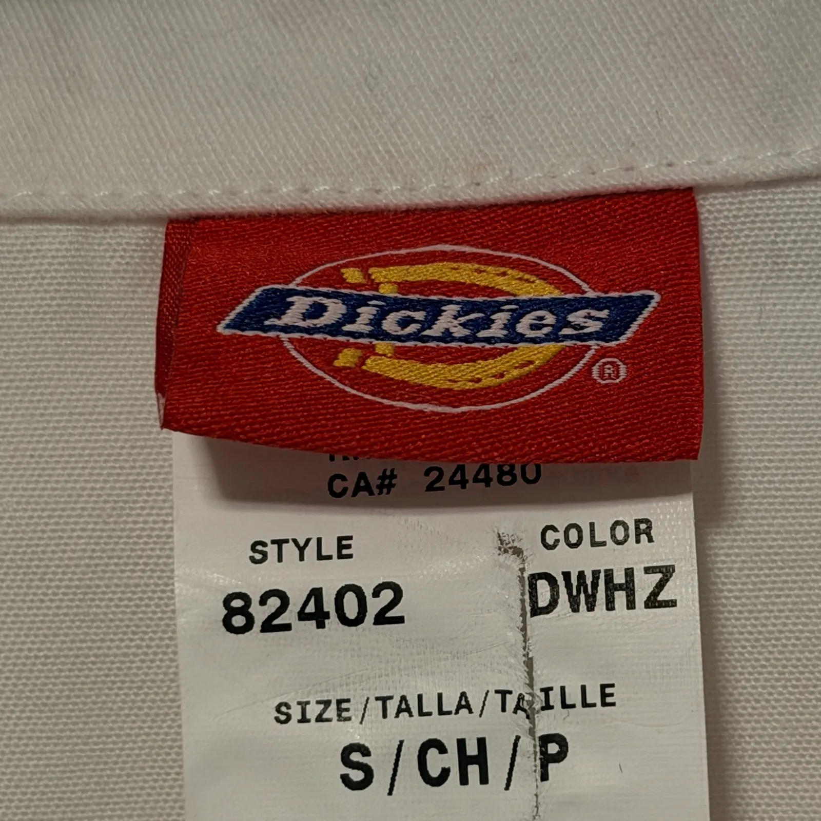 Dickies White Lab Coat Junior Sz Small Medical Cosmetology Workwear - Image 8