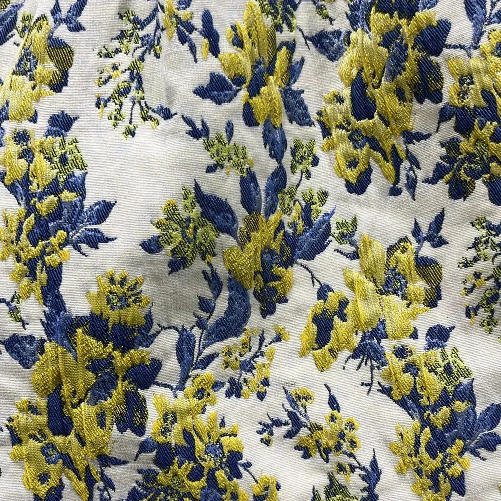 NWT Lovers + Friends Warren Floral Yellow & Blue High Waisted Shorts Sz M - Image 3