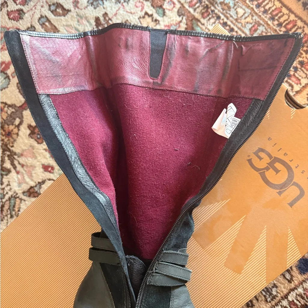 UGG Black Women's Wedge Boots - Image 3