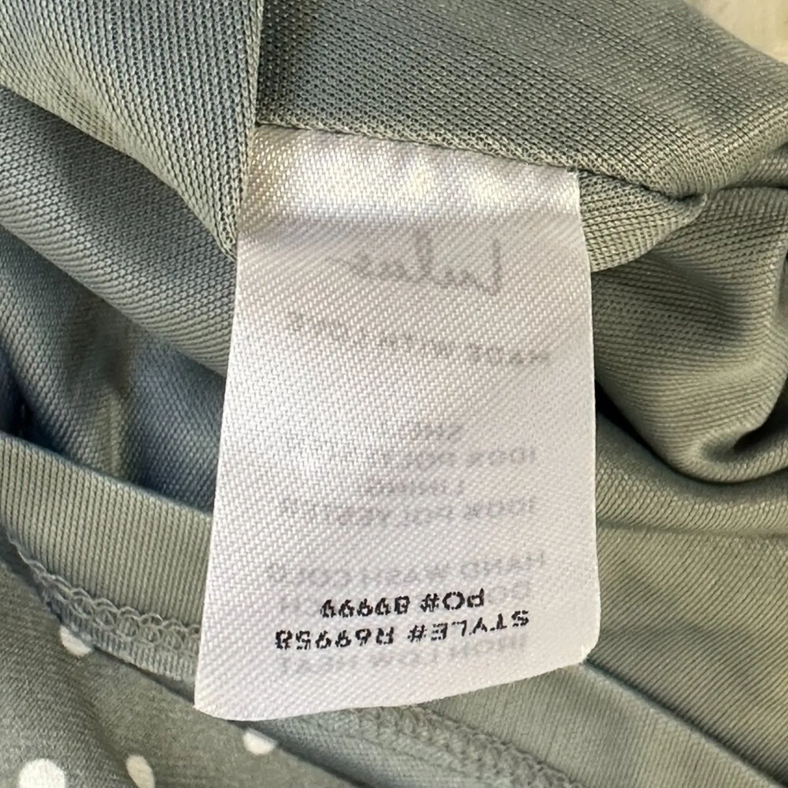 NWT Lulus Mini Dress Womens S Sage Polka Dot Satin Slip Cowl Neck Date Night - Image 9