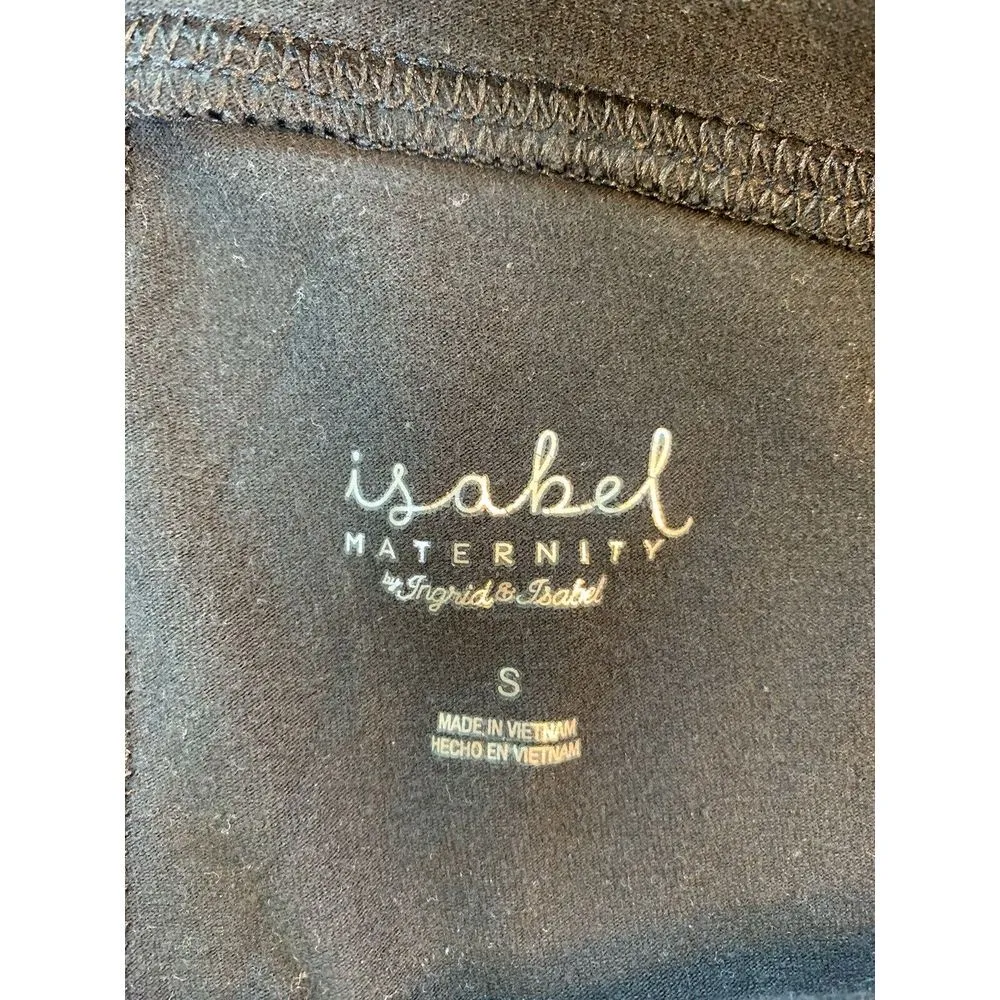 Isabel Maternity Ingrid & Isabel Womens Black Leggings Small Minimalist Everyday - Image 4