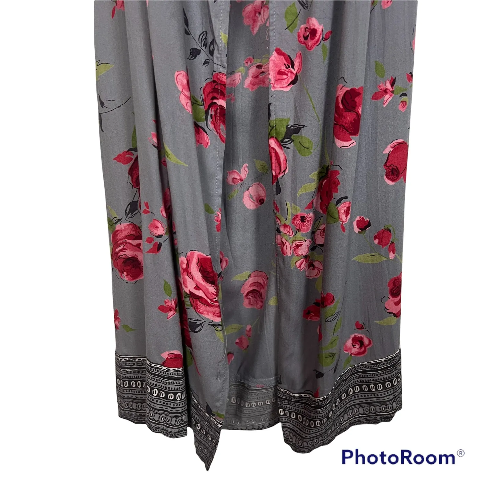 Francesca's Miami Floral Romper Size XS Beachy Casual - Image 8