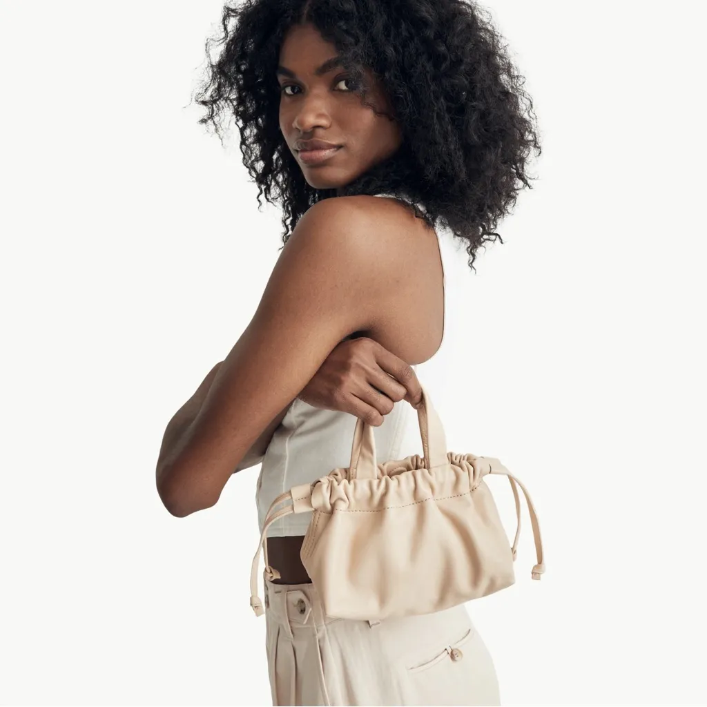 NWT Madewell The Piazza Mini 100% Leather Crossbody Bag | OS | Buttered Scone - Image 2
