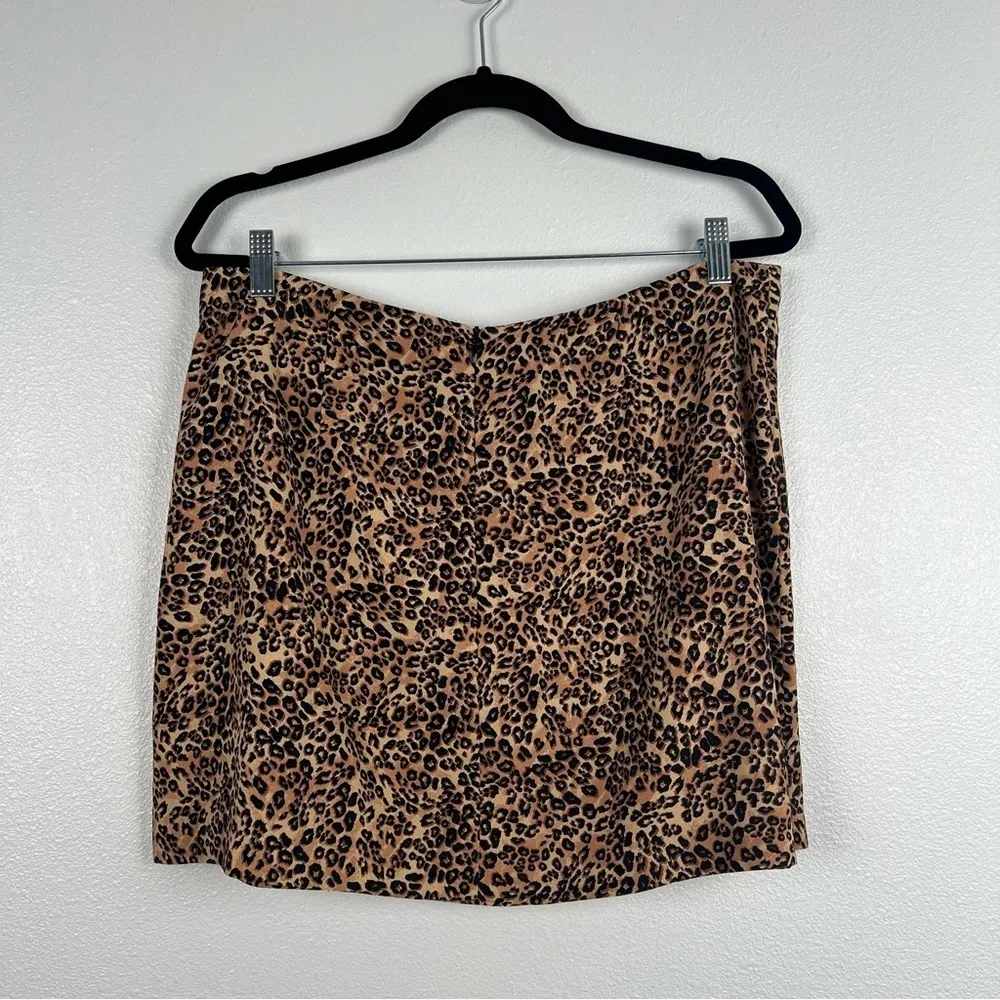 Primark Cheetah Skirt Sz‎ 12 - Image 6