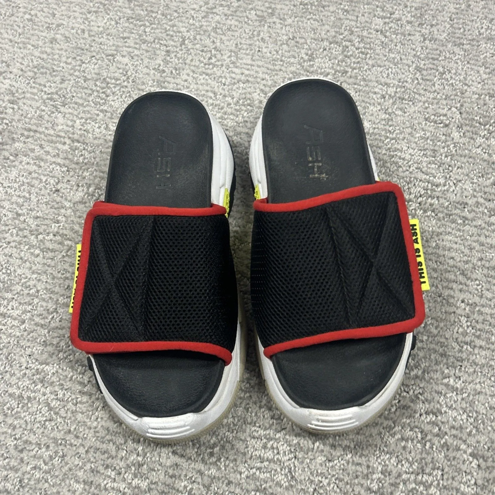 Ash Access Sandals Slides Euro 36 Womens 6 6.5 Slip On Platform Chunky Retro - Image 4