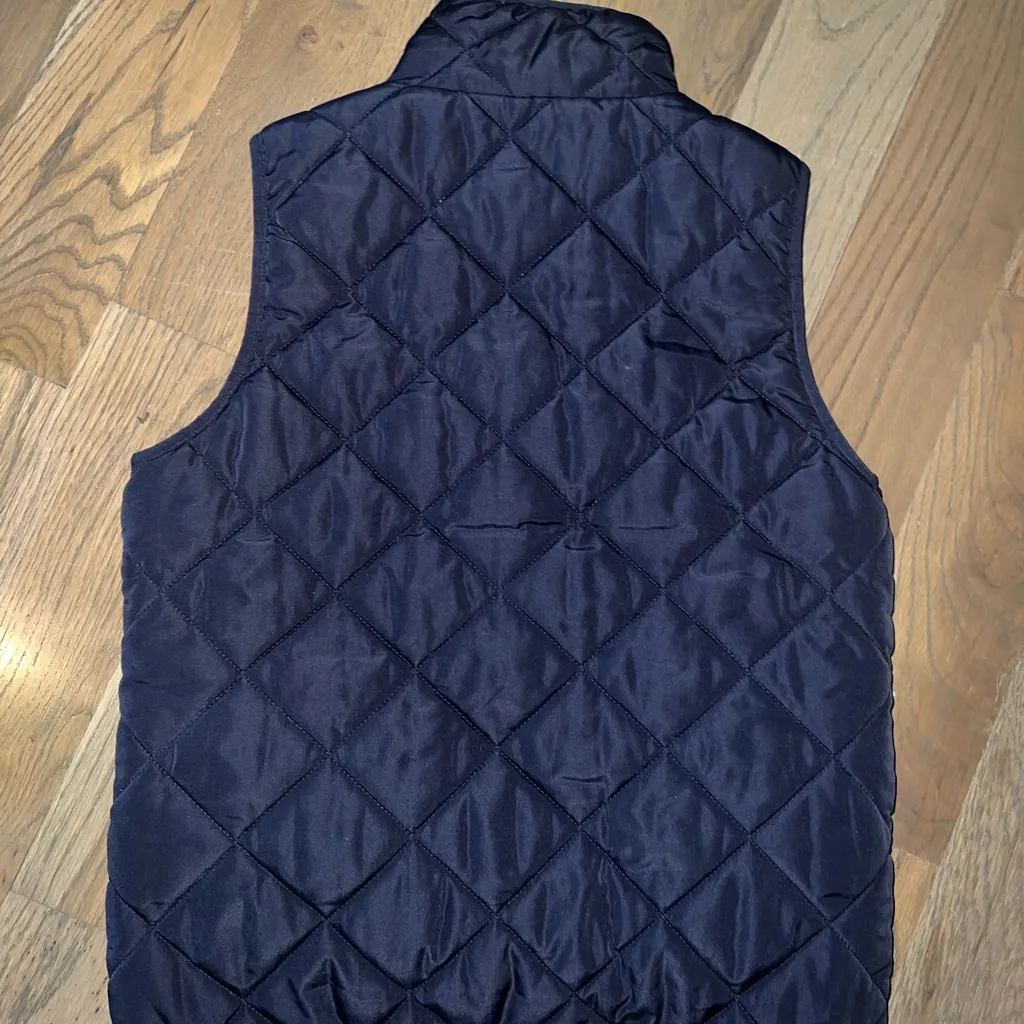 Thread & Supply Midnight Blue Quilted Vest sz small - Image 2