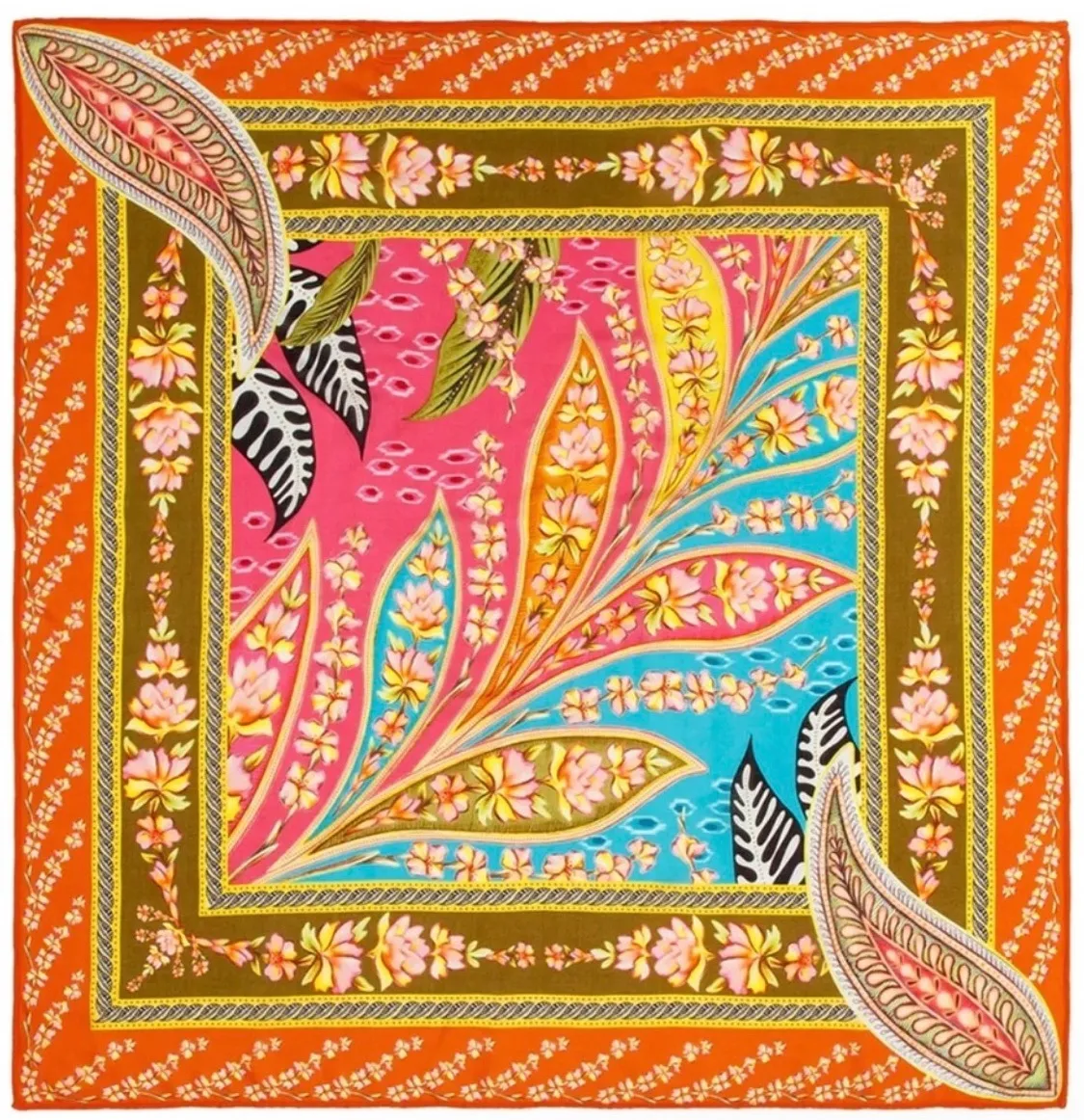 Agua Bendita Verona Lula Scarf Swim Sarong Cover Up Tropical Resortwear OS - Image 1