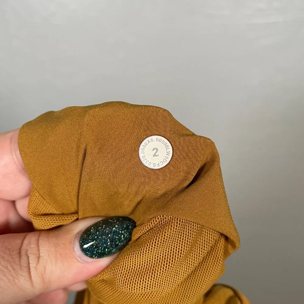 Women 2 Yellow Spiced Bronze Keep Moving Pant 7/8 High Rise Pockets - Image 10