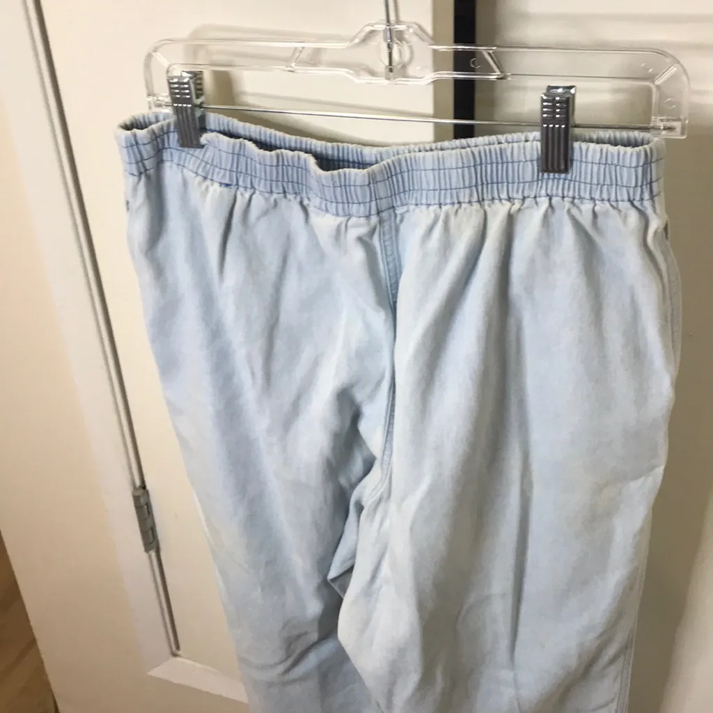 Vintage wide leg Blair embroidered lounge pant jean m - Image 10