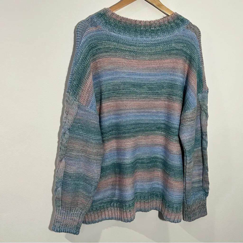 Adyson Parker Oceanic Combo Knit Sweater Size 3X‎ - Image 3