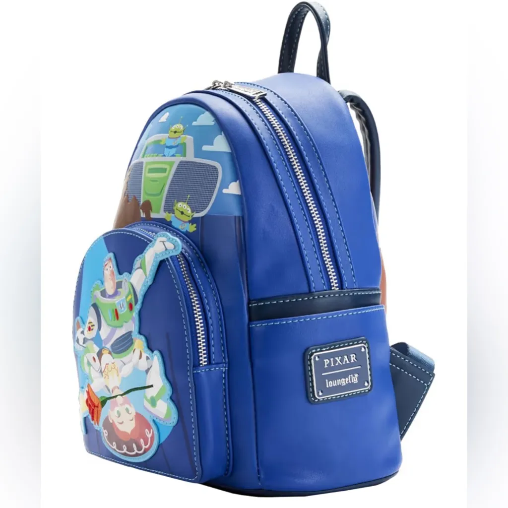 LOUNGEFLY PIXAR MOMENTS TOY STORY JESSIE & BUZZ MINI BACKPACK - Image 2