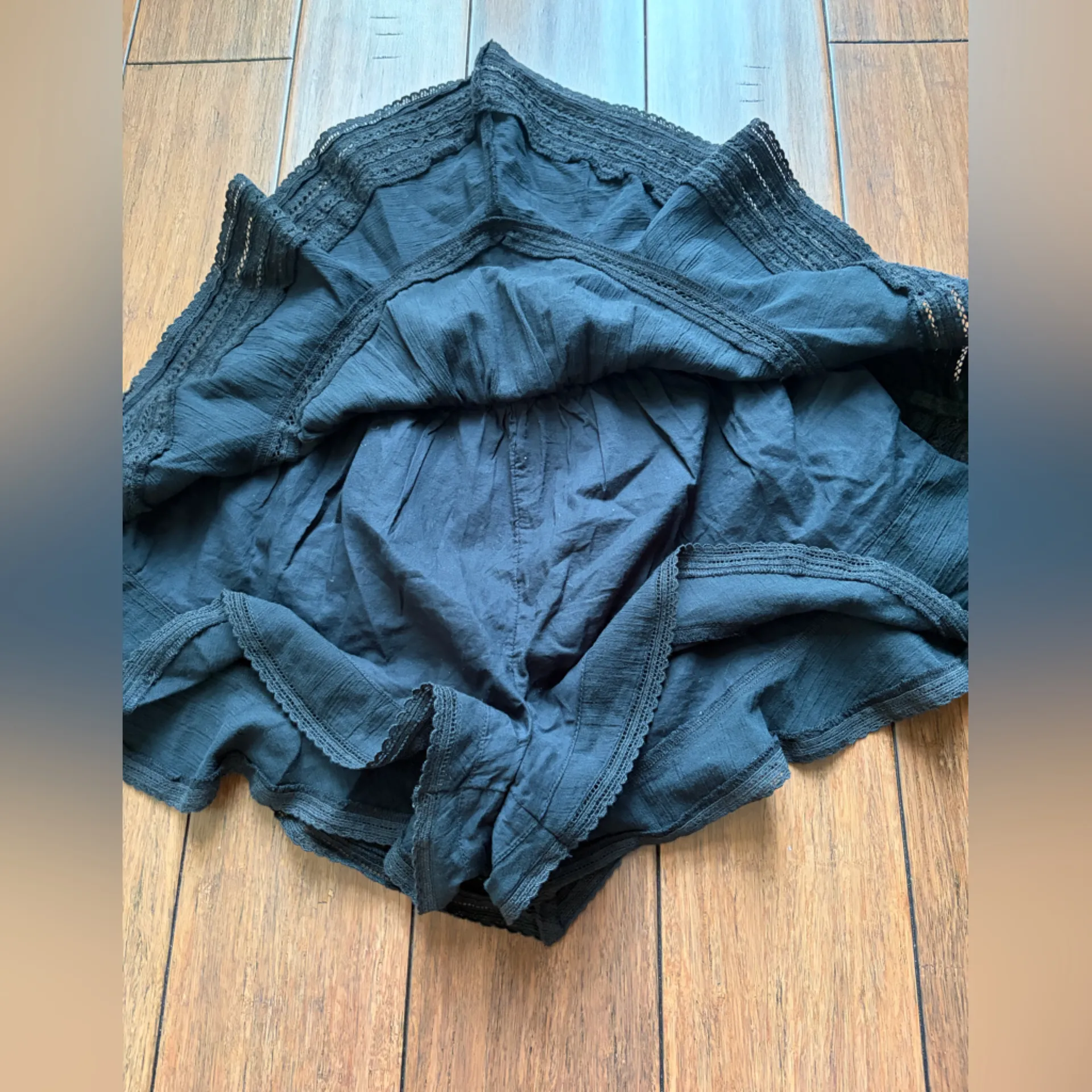 Aerie Black Rock n Ruffle Mini Skirt w/ shorts | NWT | XS - Image 7