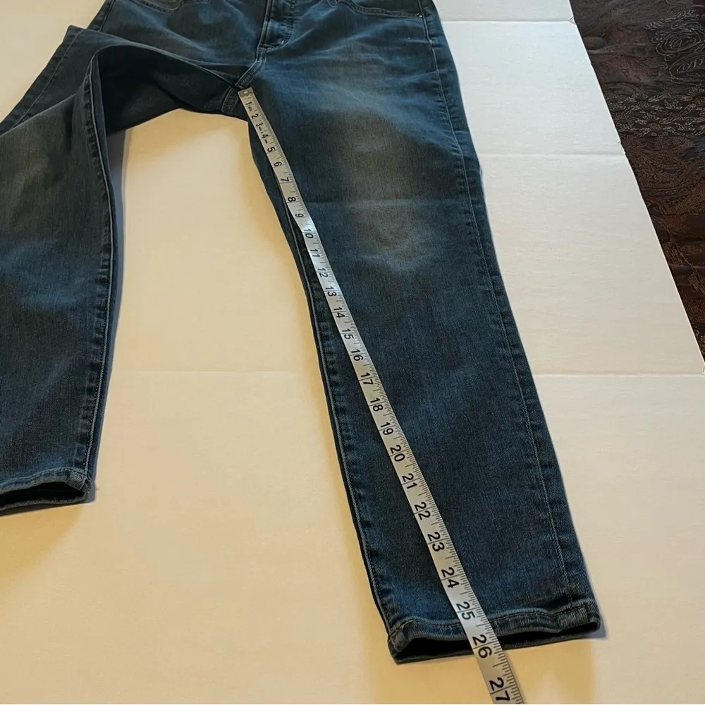 Revtown Womens SZ 30 Blue Denim Jean High Rise Skinny Ankle Stretch Five Pockets - Image 8