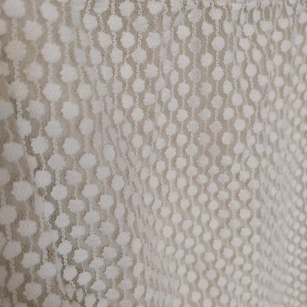 Merona Size Small S Ivory Textured Dot Sleeveless Boho Indie Top Festival Chic - Image 2