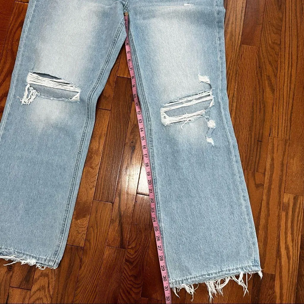 Vervet “Leslie” 90’s Vintage Flare Distressed Jeans - Image 7