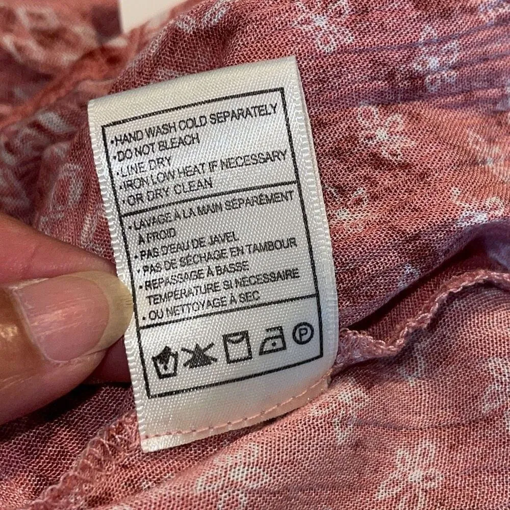 Jack by BB Dakota Womens Sleeveless Lyla Halter‎ Top Rosette Pink Size Small NWT - Image 6