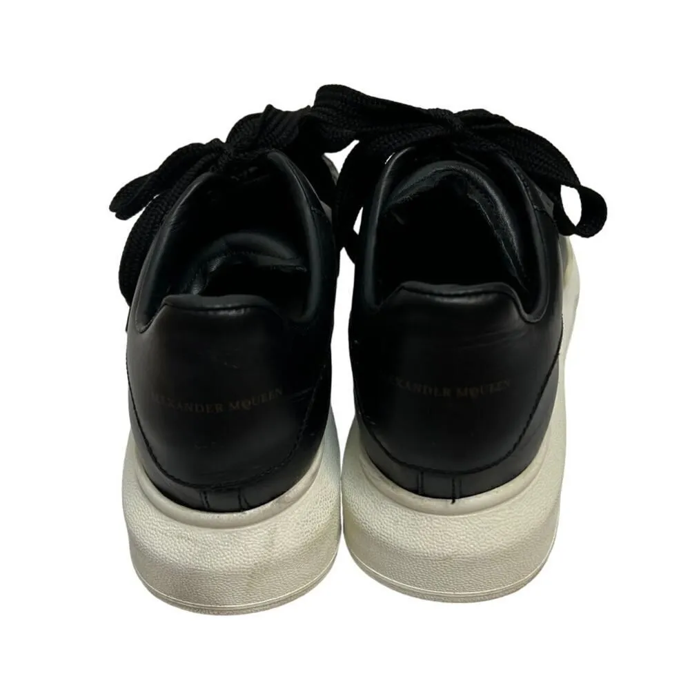 Alexander McQueen Black Leather Platform Sneakers Sz. 39.5 (US 9.5) - Image 5
