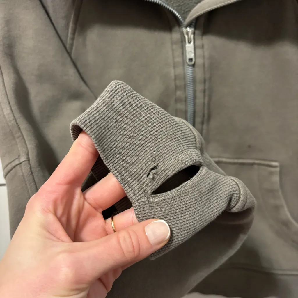 Lululemon Scuba Funnel Neck Brown - Image 7