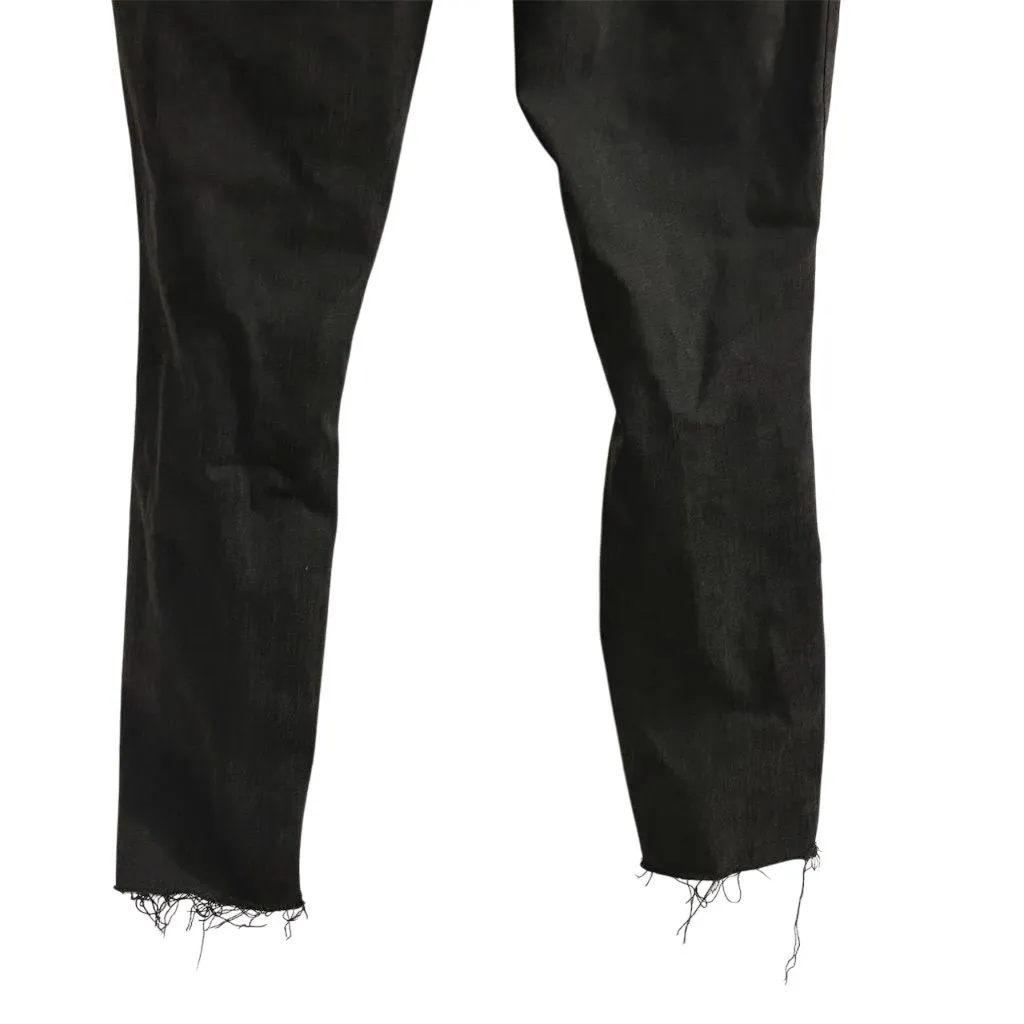 PacSun Women's High Rise Jegging Jeans Black Distressed Size 24 - Image 12