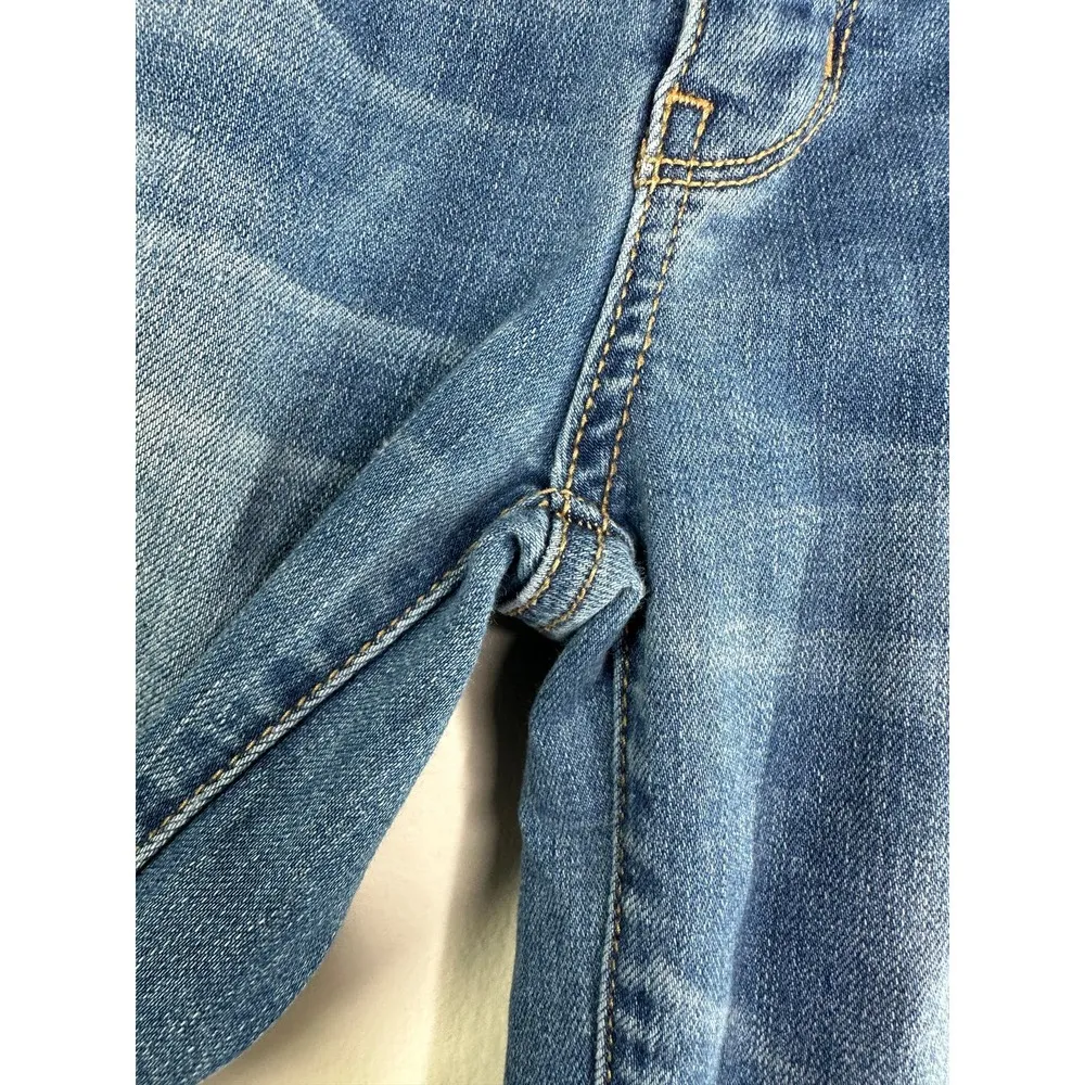 American Eagle Super Stretch X Hi-Rise Blue Denim Jeggings Women's Size 0 Long - Image 5