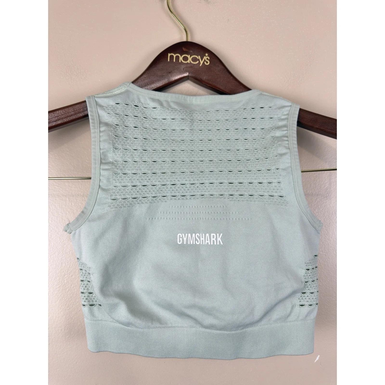 Energy Seamless Crop Top Soft Green Approx. Size XS/S - Image 7