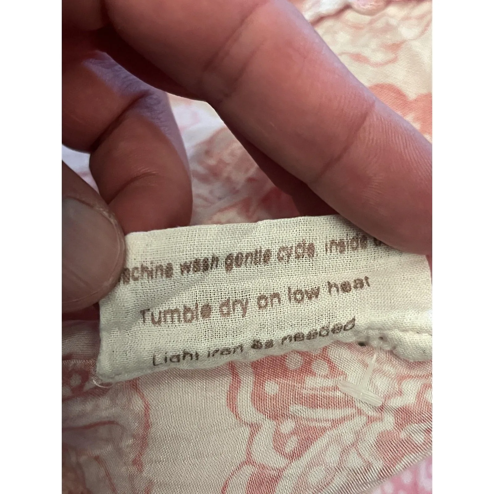 Alamwar Dress Womens Large White Red Floral V Neck Maxi Boho Tassel Tiered - Image 13