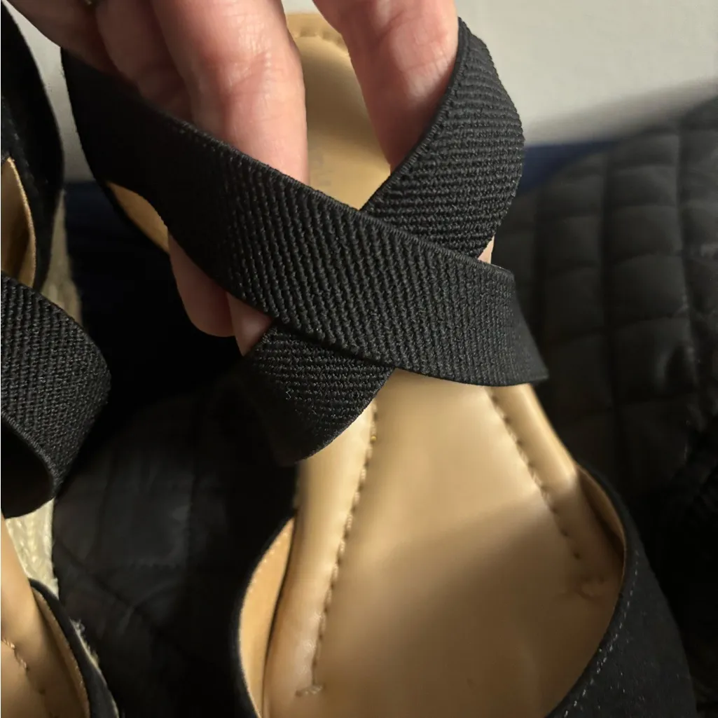 Easy Spirit Meza Espadrille Wedge Suede closed toe - Image 5