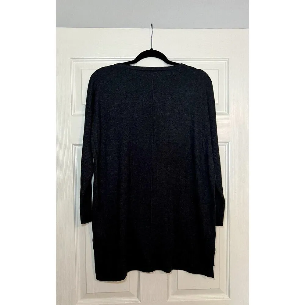 Style & Co Women’s Dark Gray Tunic Sweater Size Small  - Image 6