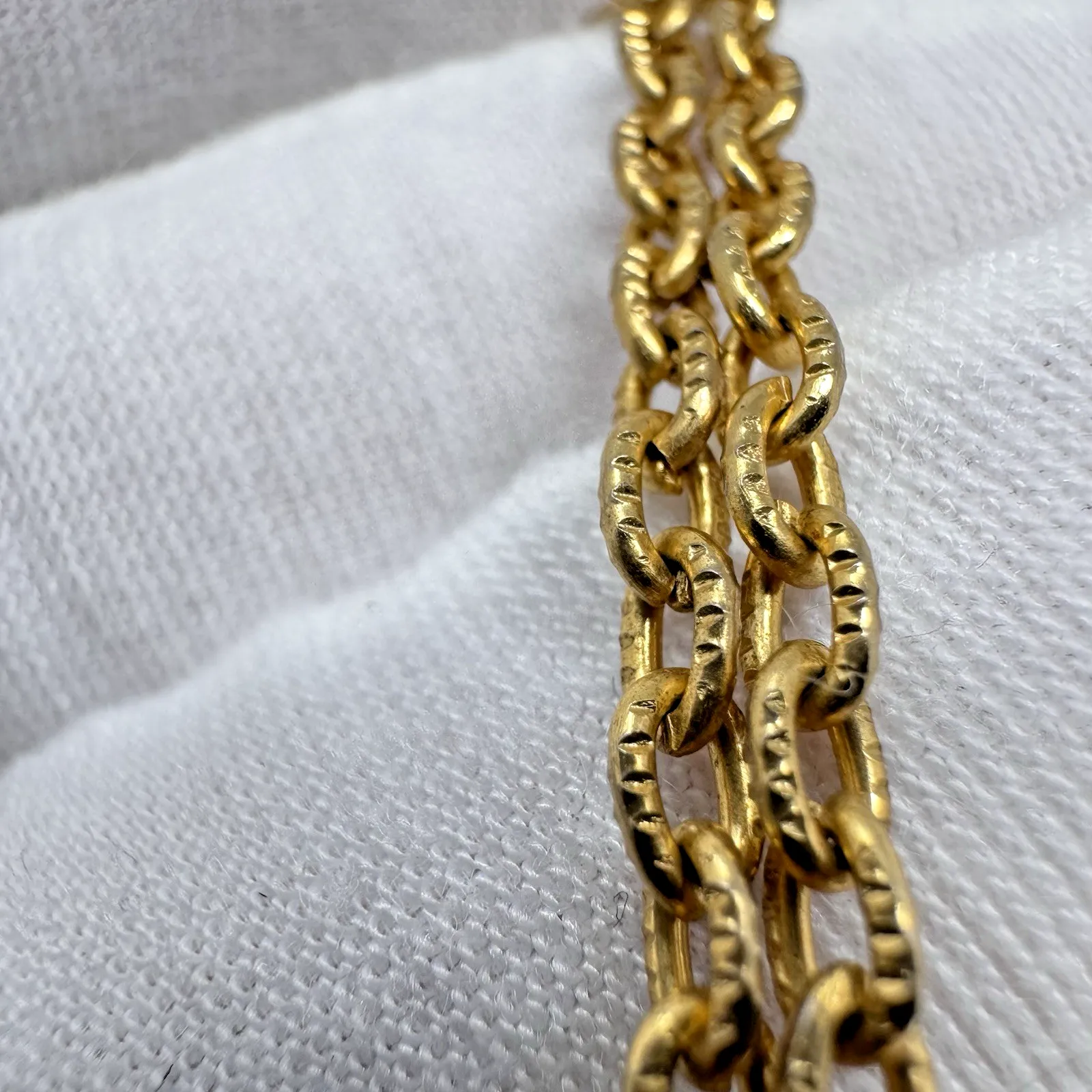 Vintage Gold Filled Pendant Necklace 1/20 12K GF Rutilated Quartz 18” Chain - Image 10