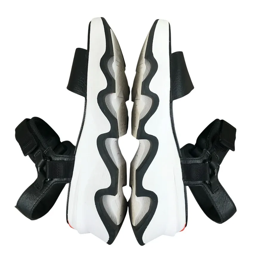 SOREL Kinetic Impact Y-Strap High Sandals 9.5 Black Everyday Chunky Grunge NWOT - Image 5