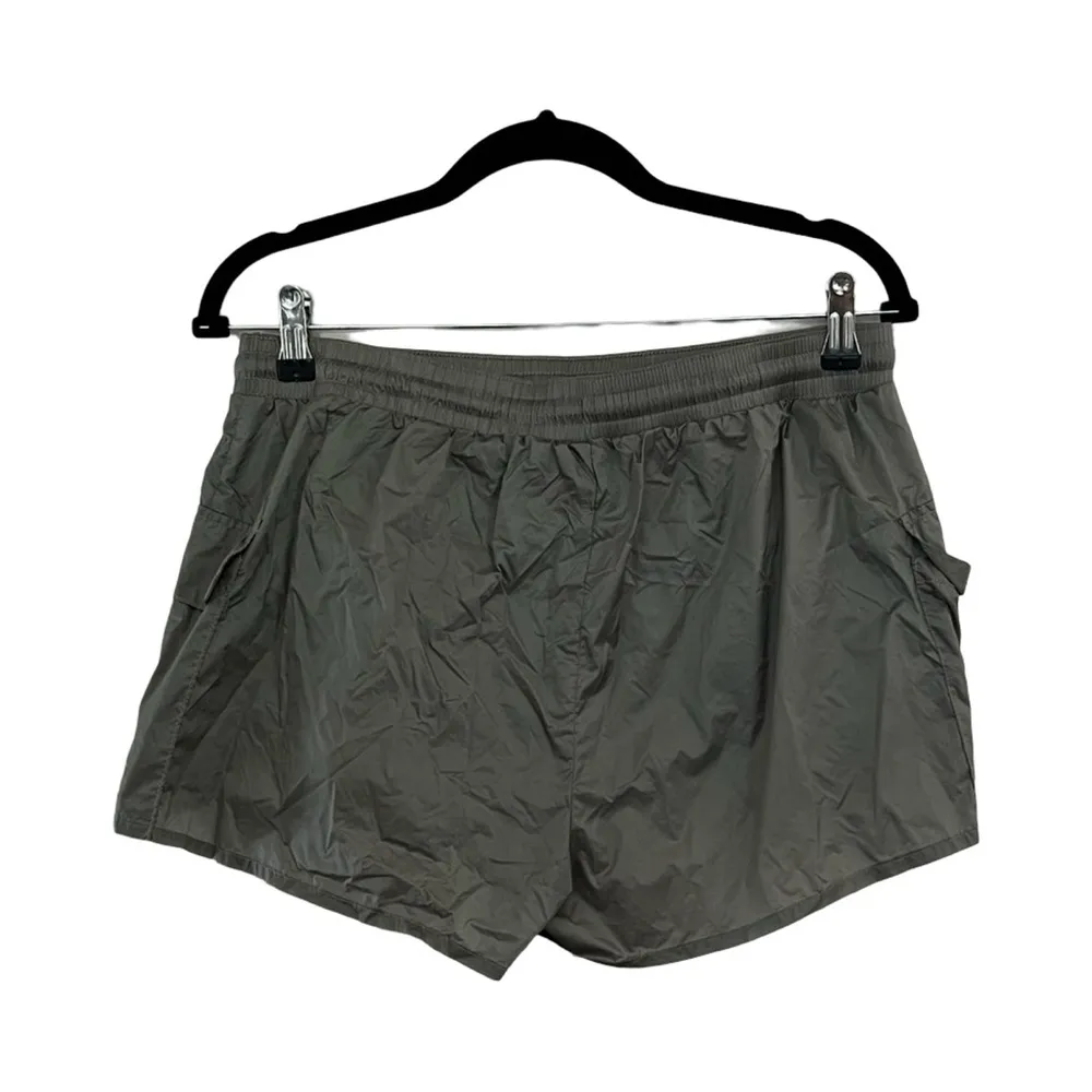 OFFLINE by AERIE Workout Shine Drawstring Workout Mini Shorts Sz M - Image 4