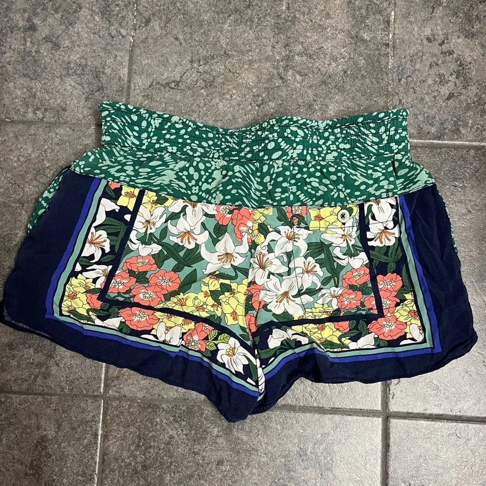 🐸Anthropologie • hei hei floral lotus shorts, Size XS - Image 4