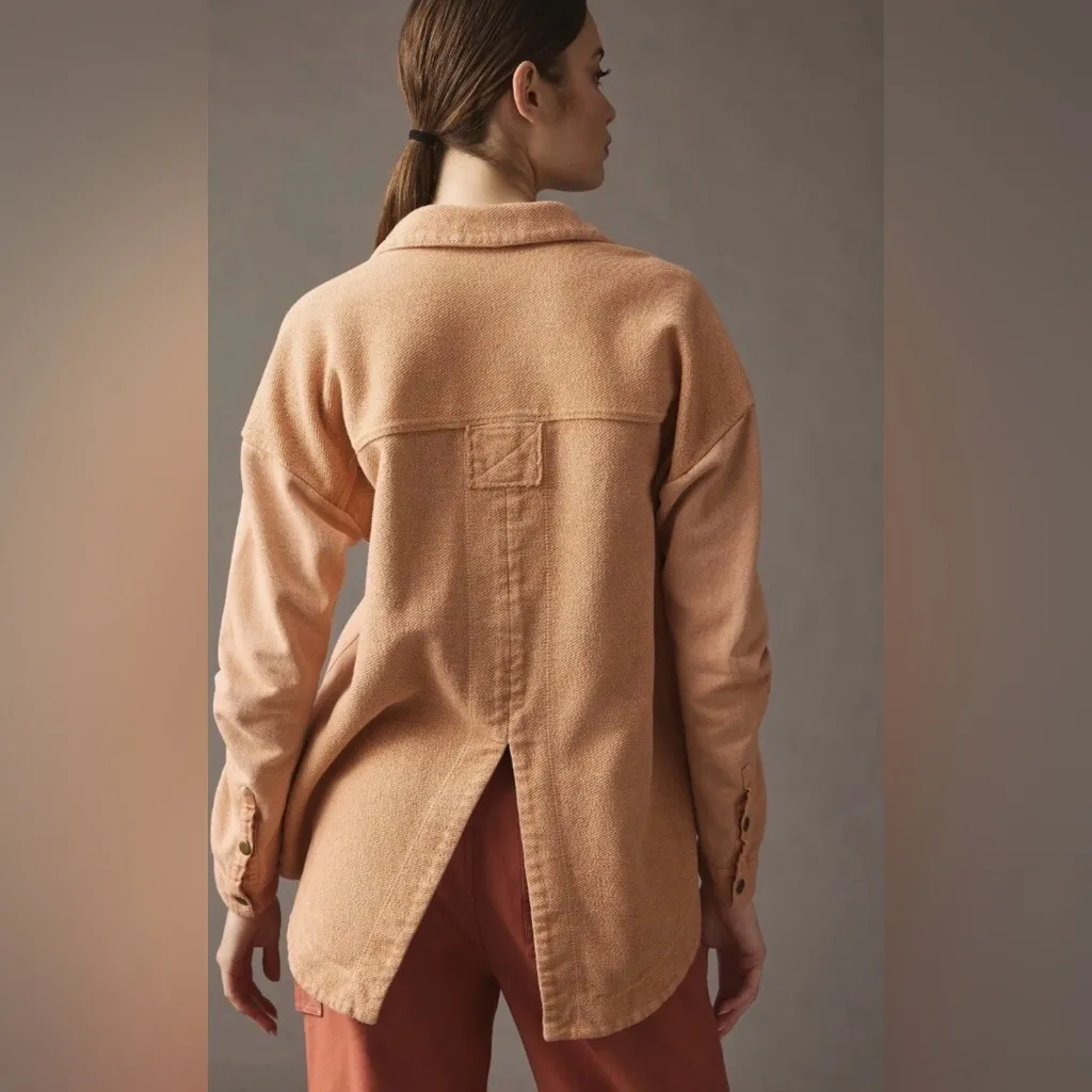 Anthropologie / PILCRO | Utility Snap Front Shirt Jacket, XXS - Image 3