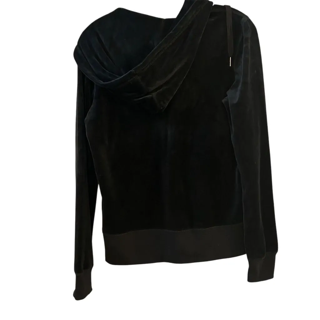 Calvin Klein Women's Black Full Zip Jacket Size S Casual Hooded - Image 9