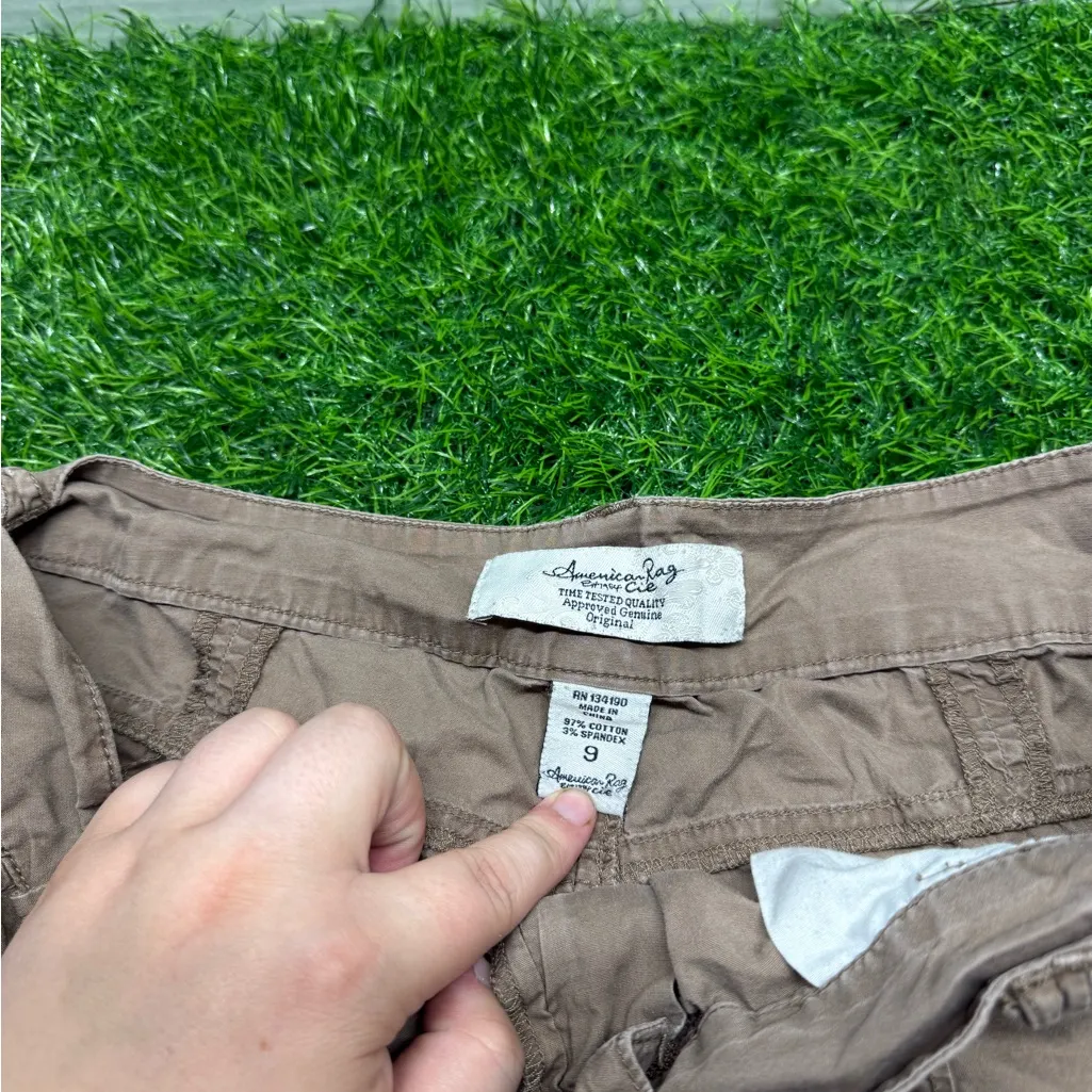 American Rag Y2K  Micro Mini Brown Shorts - Image 4