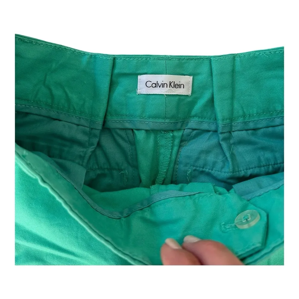 CALVIN KLEIN | Women’s Teal Green Shorts - Image 3