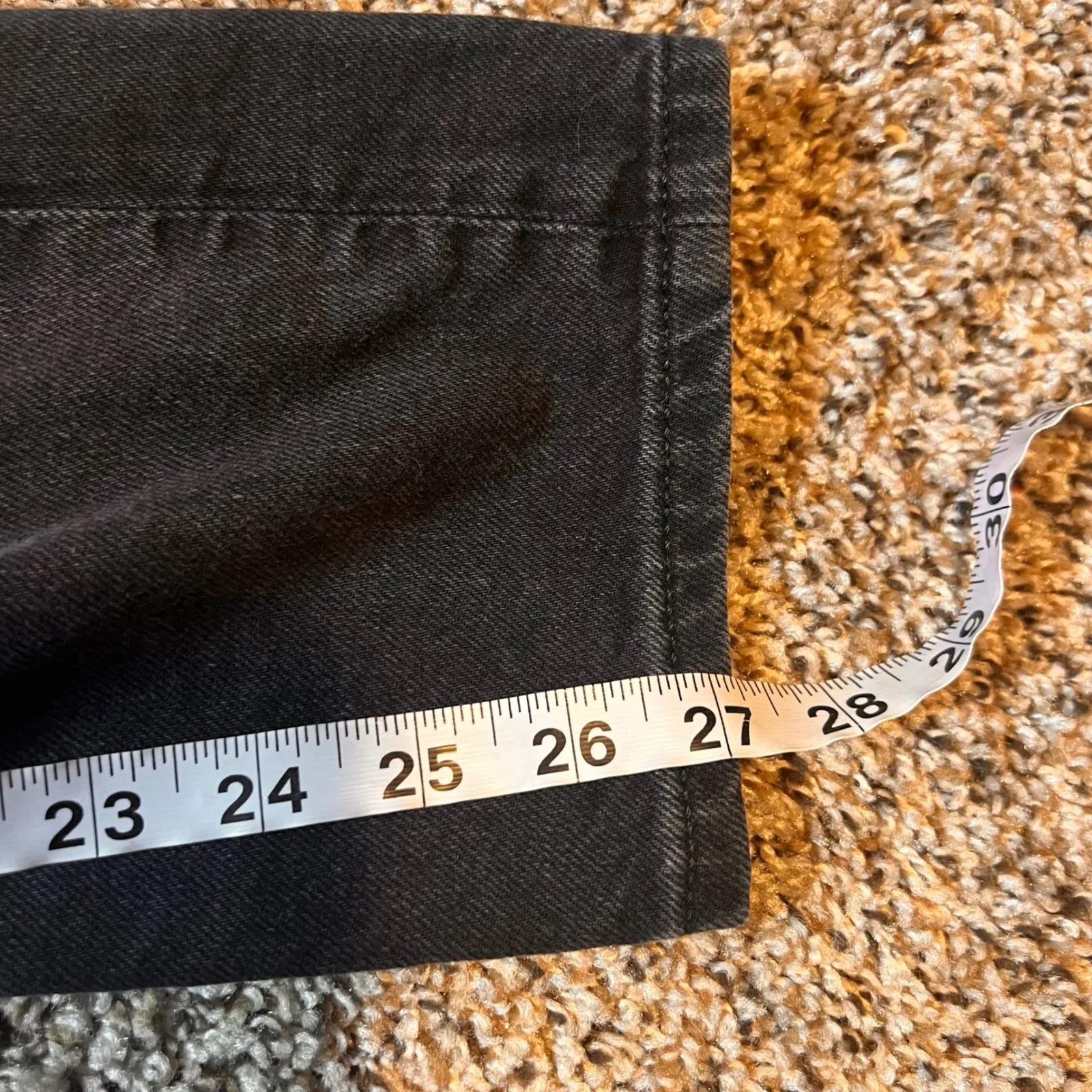 H&M Women's Black Denim Jeans‎ Size 4 High Waist Straight Leg Casual - Image 4