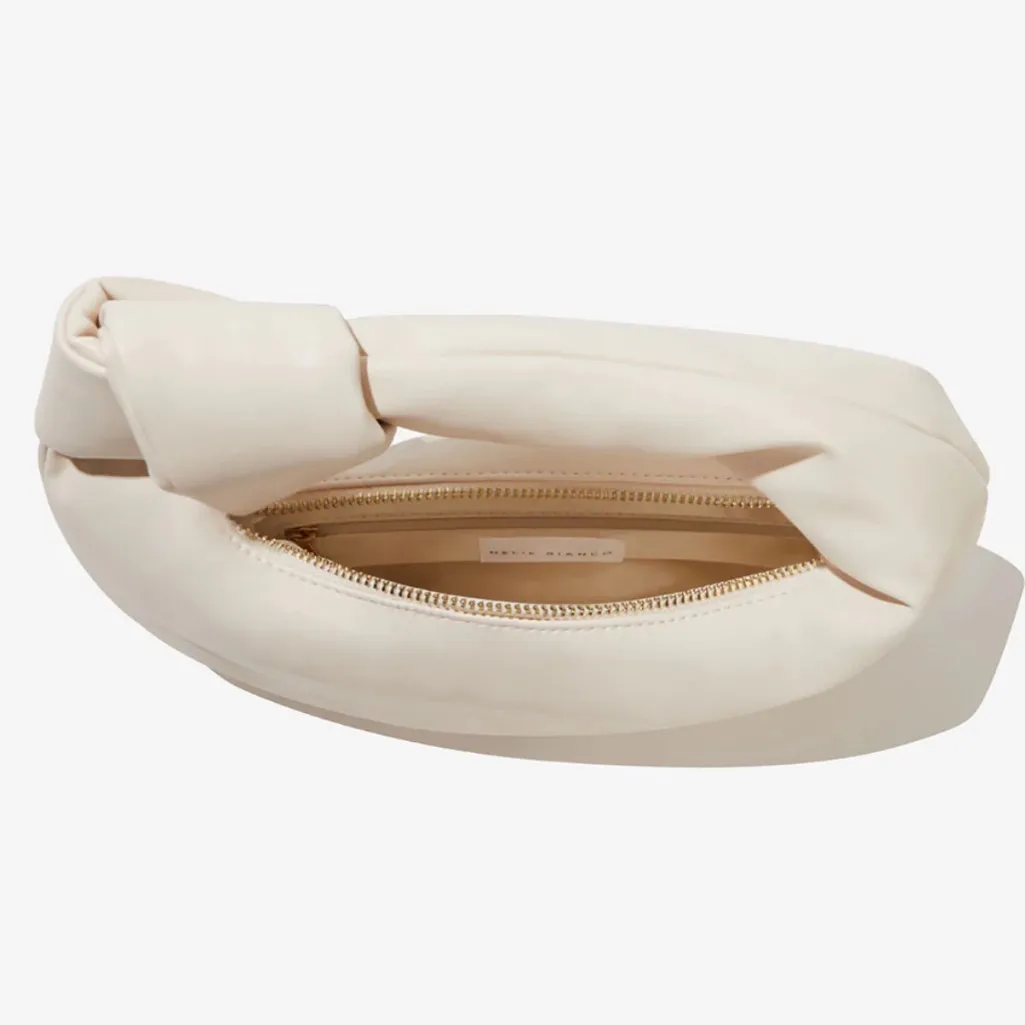 Melie Bianco Cream Top Handle Handbag - Image 4